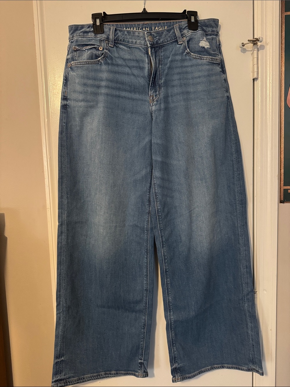 American Eagle Outfitters Medium Blue Wide Leg Jeans